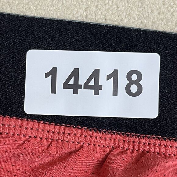 Nike Shorts Mens Large Pink Red Pro Athletic Workout Gym Short Swoosh Logo Adult - Picture 13 of 13